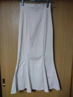 ハイウエストマーメイドツイルスカート[rut596]