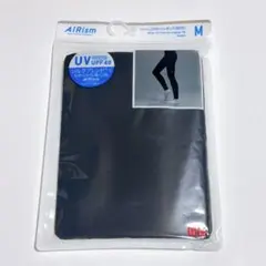 ユニクロ エアリズム シルクブレンドUVカットレギンス 10分丈 M 黒