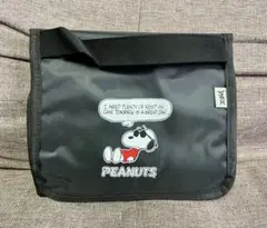PEANUTS スヌーピーポーチ 黒