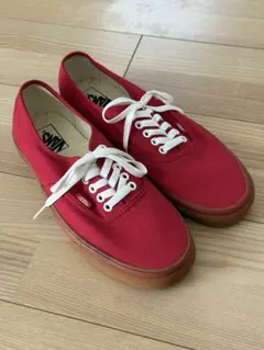 VANS バンズ オーセンティック スエード レッド 26.5 アルゼンチン製 