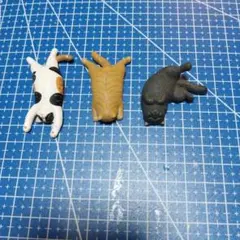猫のフィギュア 3種セット カプセルトイ