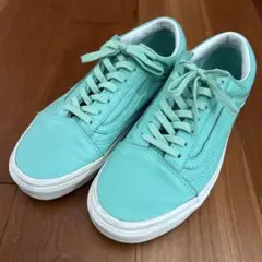 ●中古 VANS OLD SKOOL 限定オールドスクール ティファニーブルー ○中古 VANS OLD SKOOL 限定オールドスクール ティファニー