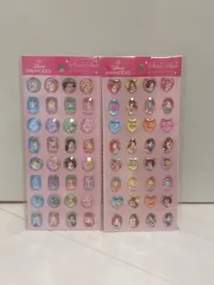 Disney プリンセス ストーンシール 2シートセット