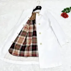 極美品✨　マッキントッシュ　ロンドン　ステンカラーコート　アイボリー　ライナー
