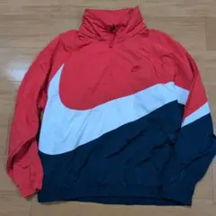 ナイキ　アノラックジャケット　ピンク　L NIKE ビックスウォッシュ NIKE/UK規格 BIG SWOOSH ANORAK JACKET ピンク | BING