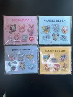 ナルミヤ キャラクターズ　4種　セブンイレブン　シール