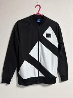 アディダスオリジナルス トラックジャケット ジャージ 黒白 160