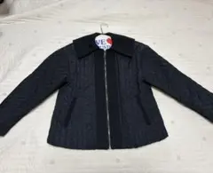 ZARA ネイビー キルティングジャケット