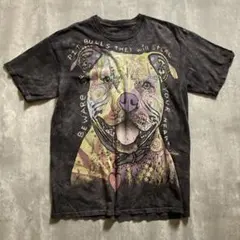 ピットブル THE MOUNTAIN ディーン・ルッソ タイダイTシャツ 犬柄のサムネイル