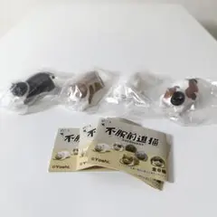 造形作家Yoshi 不服前進猫 ハチワレ 白 トラ 3点セット 未使用品
