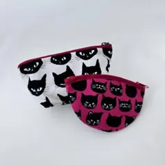 猫だらけ ポーチ セット 黒猫