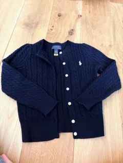 ポロ ラルフローレン　キッズコットン カーディガン サイズ:5(110)