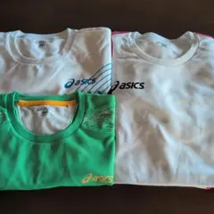 asics 長袖 トップス 1枚　半袖2枚　Lサイズ メンズ