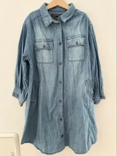 BREEZE デニムシャツワンピース 140