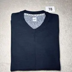 78 未使用　タケオキクチ　Tシャツ ネイビー　04 XL