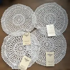 ★近沢レース　ドイリー　20センチ4枚セット★