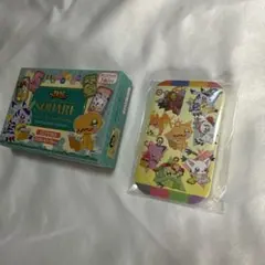 希少　18年製　【集合】スクエア缶バッジコレクション　デジモンアドベンチャーのサムネイル