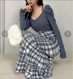 リゼクシー⭐︎ショルダーオープンマーメイドニットワンピース