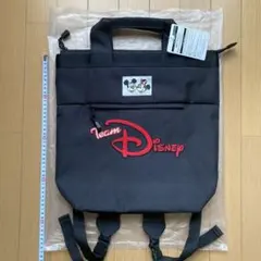 TOKYO RESORT DISNEY リュックサック ナイロン刺繍 ブラック - メルカリ