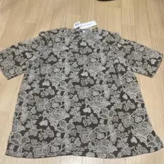 新品　半額以下❤️ベルーナ❤️ちりめん風カットソー ❤️Ｌ　ゆったりサイズのサムネイル