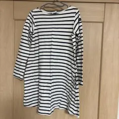 ブリーズ ボーダー長袖ワンピース 130