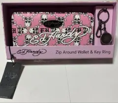 最終値下げ　Ed Hardy エドハーディ　長財布　キーリング 2026年最新】Ed Hardy 素材：フェイクレザー レディース 長財布の人気