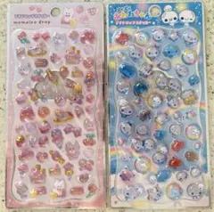 新品未開封 あわわちゃん モモイロドロップ プチドロップシール　2点セット