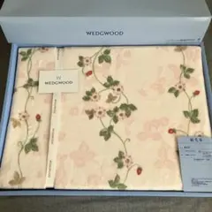ウェッジウッド 綿毛布 ワイルドストロベリー 西川 日本製 140×200のサムネイル