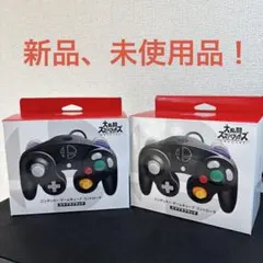 【純正&未使用】ゲームキューブコントローラー　GCコン　スマブラブラック