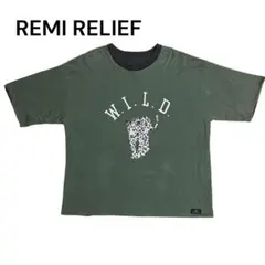 【REMI RELIEF】リバーシブル プリントTシャツ XL 日本製のサムネイル