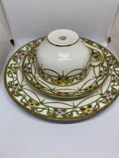 オールドノリタケ　カップ&ソーサートリオ　Vitage Noritake