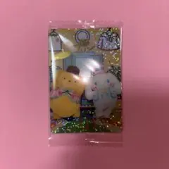 サンリオキャラクターズツインウエハース　ポムポムプリン＆シナモン　サイン付き