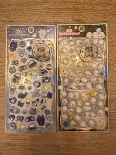 光る ジュエルプチドロップ シール 2枚セット