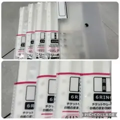 6リング用 フリーポケットリフィル 8セット　セリア　新品未開封