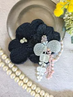 ミナペルホネン　ハンドメイド　477ブローチ