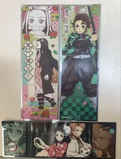 鬼滅の刃 ロングステッカーガムおまけシール 3枚セット