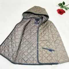 未使用✨　ラベンハム　現行品✨　キルティング　ジャケット　フード　ベージュ　40