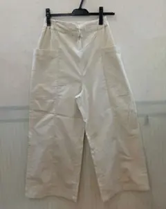 新品ケイットコットンストレッチ起毛ワイドパンツ