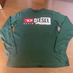 DIESEL ややモスグリーン 長袖Tシャツ 14Ｙ