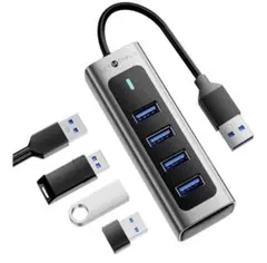SETMSPACE usbハブ3.0 4ポート ⑧ 5Gbps 軽量アルミ製