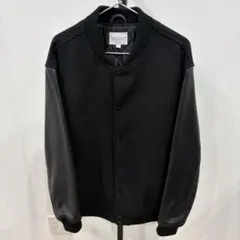 URBAN RESEARCH レザースタジャン ブラック L