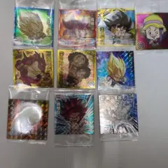 ドラゴンボール超戦士シールウエハース 超絶感謝の十周年　10枚セット