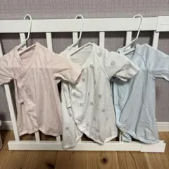 UNIQLO ベビーコンビ肌着 3色セット 50-60cm