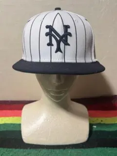 59FIFTY】 HANTIG PINSTRIPE WHITE BLACK - メルカリ