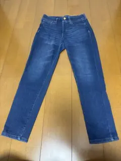 スキニーデニム 風ダークブルー