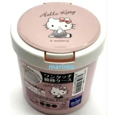 サンリオキャラクター　ワンタッチ綿棒ケース　ハローキティ　キティ サンリオキャラクター ワンタッチ綿棒ケース ハローキティ