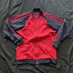 ま*こ様 00's OLD adidas トラックジャケット　3ストライプ　テッ