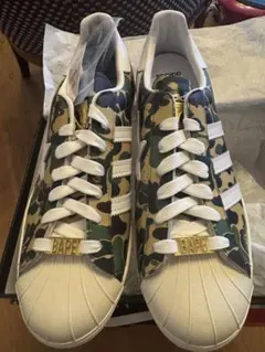 adidas BAPE SUPERSTAR 80s 27.5cm 箱付のサムネイル