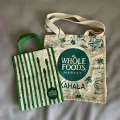 WHOLE FOODS MARKET のエコバッグ2枚