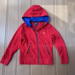 【値下中】POLO RALPH LAUREN 青赤　ジップアップパーカー